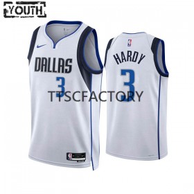 Dres Dallas Mavericks Jaden Hardy 3 Nike 2022-23 Association Edition Bijela Swingman - Dječji